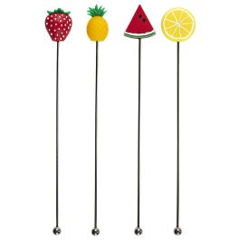 Cook Concept Juego de 4 Agitadores Cóctel Fruta Dolce Vita Acero Inoxidable Precio: 4.79000038. SKU: B14ZJTFBXJ