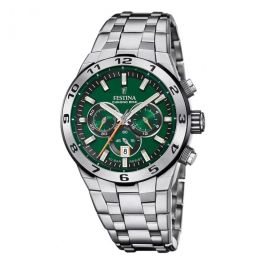 Reloj Hombre Festina F20670/2 Verde Plateado Precio: 208.89000044. SKU: B14WZTJ2GH