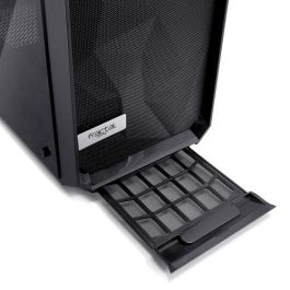 Fractal Design FD-CA-MESH-C-BKO-TG Caja PC Midi Tower Negro con Ventana Lateral y Gestión de Cables