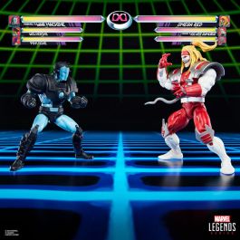 HASBRO Marvel Legends Series Gamerverse Figuras Marvel's War Machine vs Marvel's Omega Red 15cm Articuladas con Accesorios