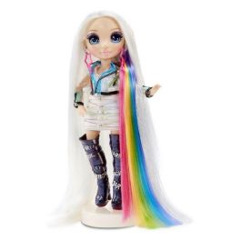 Rainbow High Estudio de Peluquería 5 en 1 Amaya Raine con Muñeca Maniquí Articulada, Colorantes y Accesorios para Peinar