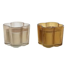 DKD Home Decor Vela Decorativa Ambiente Urban Ambar Beige, de Cera y Cristal de 175gr, Pack de 6 Unidades para el Hogar Precio: 31.89000012. SKU: B13TNJC6XK