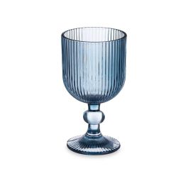 Copa Vivalto Azul Oscuro Rayas 260 ml - Cristal, 7.9x14x7.9 cm (24 Unidades) Copa Vivalto Azul Oscuro Rayas 260 ml - Cristal, 7.9x14x7.9 cm (24 Unidades)