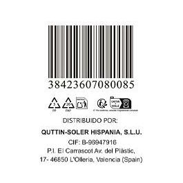 Quttin Cuchillo Jamonero Dark 22 cm (28 Unidades)