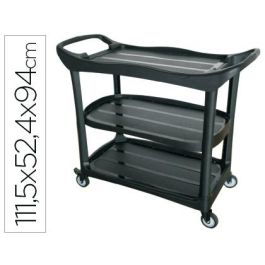 Carro De Servicio Multifuncional Q-Connect 3 Estantes Plastico 1115x524x940 mm Precio: 208.78999999. SKU: B18EXNZSQ6