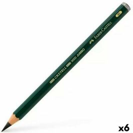 Lápiz Faber-Castell 9000 Jumbo Negro 8B (6 Piezas) Lápiz Faber-Castell 9000 Jumbo Negro 8B (6 Piezas)
