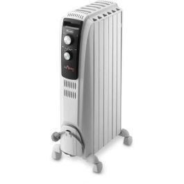 Radiador en baño de aceite Dragon4 DELONGHI - 1500W - 3 etapas de calentamiento - Tecnología Real Energy - Efecto chimenea Precio: 136.49999957. SKU: B13BYNCHR2