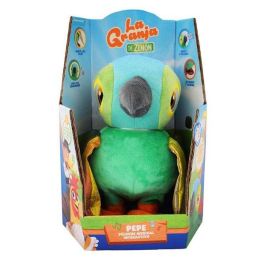 Peluche interactivo lorito pepe de la granja de zenon 34x17x13 cm Peluche interactivo lorito pepe de la granja de zenon 34x17x13 cm
