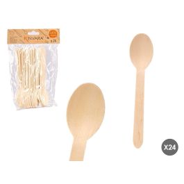 Set 24 Cucharas Madera Kinvara 14X23CM (36 Unidades) Precio: 30.89000046. SKU: B1D769VA3M