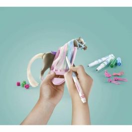 Playmobil Set Caballo Colorear con Rotuladores Lavables CRAYOLA