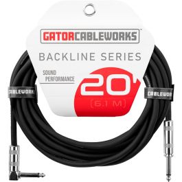 Cableworks Cable de Instrumento Jack Recto/Jack Acodado - 6 Metros