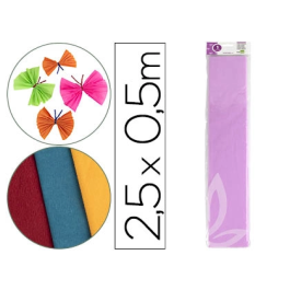 Liderpapel Papel Crespón Lila 50 cm x 2.5 m 34 g/m² Precio: 1.49999949. SKU: B1HNZ8VM4K