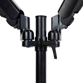 Phoenix technologies Brazo Articulado Doble Soporte Monitor Ajustable con Amortiguador de Gas, Doble Fijación, VESA 75/100mm