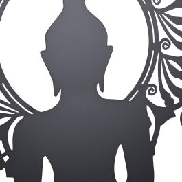 Decoracion Pared Oriental DKD Home Decor Negro Blanco 1 x 60 x 60 cm (2 Unidades)