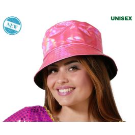 Sombrero Pescador Efecto Holográfico Rosa Brillante para Fiesta y Disfraces Precio: 6.655. SKU: B1E78CFGEC