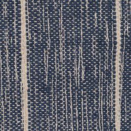 Alfombra Azul Blanco 70 % algodón 30 % Poliéster 80 x 150 cm Alfombra Azul Blanco 70 % algodón 30 % Poliéster 80 x 150 cm