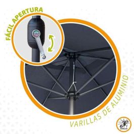 Parasol Aktive Antracita Aluminio Ø 4,8 cm 300 cm Parasol Aktive Antracita Aluminio Ø 4,8 cm 300 cm