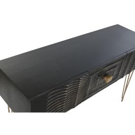 Consola Home ESPRIT Negro Dorado 120 x 38 x 76 cm Consola Home ESPRIT Negro Dorado 120 x 38 x 76 cm