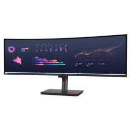 Lenovo ThinkVision P49w-30 Monitor 49 Pulgadas DQHD 5120x1440 IPS W-LED 32:9 para Multitarea con Thunderbolt 4 y KVM Lenovo ThinkVision P49w-30 Monitor 49 Pulgadas DQHD 5120x1440 IPS W-LED 32:9 para Multitarea con Thunderbolt 4 y KVM