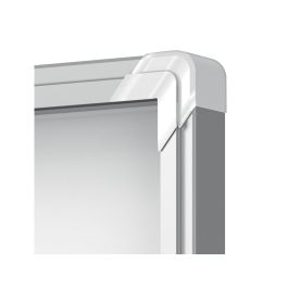 Vitrina De Anuncios Nobo Premium Plus Con Puerta Corredera Fondo Magnetico 18 X Din A4 Hojas 997x1412x54 mm