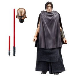 HASBRO Figura The Stranger Qimir Star Wars: The Acolyte The Black Series 15cm Articulada con Cabeza Alternativa y Sables de Luz