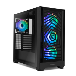 NOX Hummer Horus Midi Tower Gaming PC Cristal Templado Frontal/Lateral ARGB 4x120mm Ventiladores Negro E-ATX ATX mATX ITX Precio: 98.50000039. SKU: B16QG5ZZPE