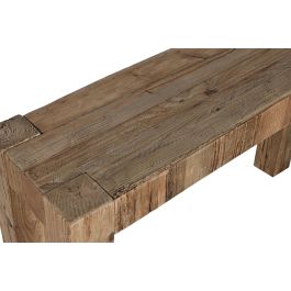 DKD Home Decor Consola Alpino Madera reciclada Pino Natural 117x36x71cm Desmontable