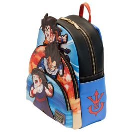 Loungefly Mochila Dragon Ball Z en Piel Vegana, Diseño Trio, 31cm