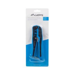 Lanberg Crimpadora Universal NT-0202 para RJ45, RJ11, RJ12 - Herramienta para prensar