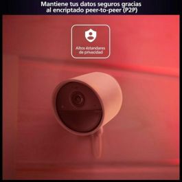 Philips Hue Kit de Inicio Seguro con Cámara con Cable, 2 Sensores de Contacto, 2 Bombillas Conectadas y 1 Puente