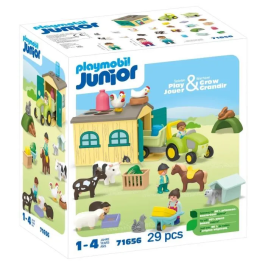 Playmobil Junior 71656 Tractor Agrícola y Animales Precio: 65.59000052. SKU: B1JLDNN46P
