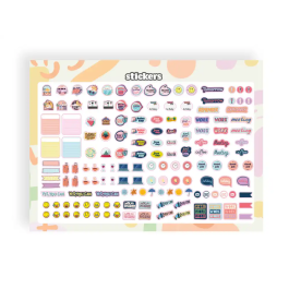 Liderpapel Planning Semanal Joven 2026 29,7x21 cm Din A4 con Pegatinas Papel 104 gr