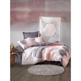 Juego de cama - 1 funda nórdica 220x240 cm + 2 fundas de almohada 60x60 cm - 100% algodón - Gris Precio: 53.18192. SKU: B1257ZGAG8