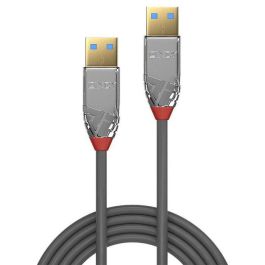 Lindy Cable USB 3.2 Type A a A 5m, SuperSpeed 5Gbps, Conectores Chapados en Oro de 24K, Triple Blindaje