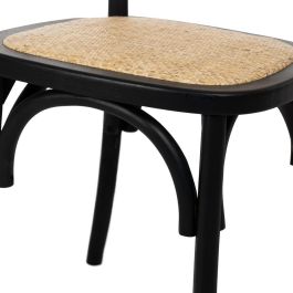 Silla Negro Madera de Olmo Contract 45 X 42 X 86 cm