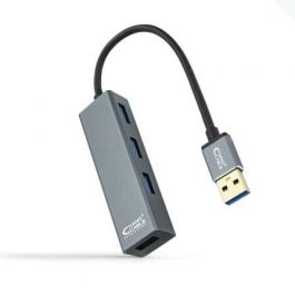 Nanocable 10.16.4402 Hub USB 3.0 con 4 Puertos USB 3.0 Hembra Tipo A - Conexión USB-A Macho - Gris 10 cm Precio: 11.49999972. SKU: S0227187