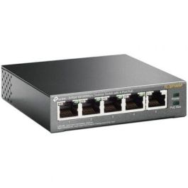TP-Link TL-SF1005P Switch Ethernet No Administrado 5 Puertos RJ45 Fast Ethernet 10/100 Mbps con PoE y 1 Gbps Negro TP-Link TL-SF1005P Switch Ethernet No Administrado 5 Puertos RJ45 Fast Ethernet 10/100 Mbps con PoE y 1 Gbps Negro