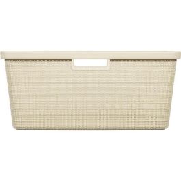 Curver CUR3253928091033 Cesta para la ropa sucia Yute de 46 L - Beige