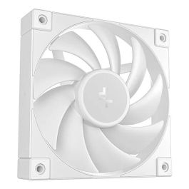 DeepCool FD120 WH Ventilador de Caja PC 120 mm Blanco, 4 Pines PWM, 400-2050 RPM, Silencioso y Alto Rendimiento