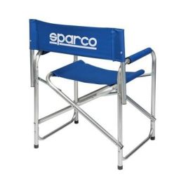 Sparco 0990058 Silla Paddock Azul - Plegable, Estructura Aluminio, Tejido Oxford 600D, Brazos Acolchados Sparco 0990058 Silla Paddock Azul - Plegable, Estructura Aluminio, Tejido Oxford 600D, Brazos Acolchados