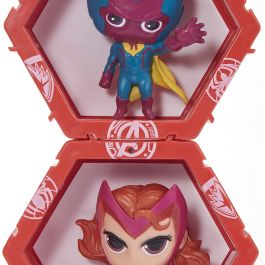 WOW! POD Vision Scarlet Marvel - Set de Figuras LED Coleccionables con Sensor IR e Iluminación UV