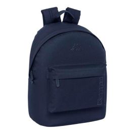 Mochila para portatil 14,1" kappa basics "azul marino" 31x41x16 cm