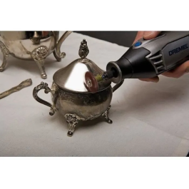 Dremel Cepillo Abrasivo de Precisión Grano 36 para Desbarbar, Limpiar, Acabar y Pulir Piezas Delicadas