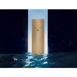 Belius Bolígrafo Neptuno Aluminio Textura Wavy Color Caqui Tinta Azul Caja de Diseño