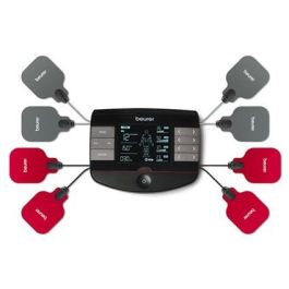 Beurer EM-89 Electroestimulador Digital con Función de Calor y 8 Electrodos para Regeneración Muscular y Relajación