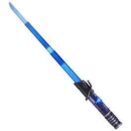 Hasbro HAS5010996202345 Sable Láser Electrónico Star Wars Mandalorian Lightsaber Forge Kyber Core Sable Negro Juguete Niños 4 Años