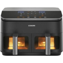 Cosori COS1707381744609 Freidora sin aceite Edición Chef de dos cestas, 8.5 L, 2 cestas, 8 programas, 1750 W, Negra