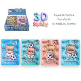 Roymart Libretas 3D Futbol And Bear A5 80 gr 4 Diseños Expositor 12 Unidades Precio: 42.50000007. SKU: B12YM5PSNB