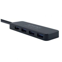 Aisens Hub Usb 3.0, 4 Puertos Tipo A Macho Hembra Negro 30 cm Precio: 6.69000046. SKU: S0236131