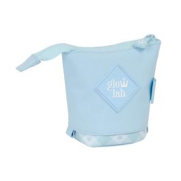 Estuche Cubilete Glow Lab Cisnes Azul claro 8 x 19 x 6 cm